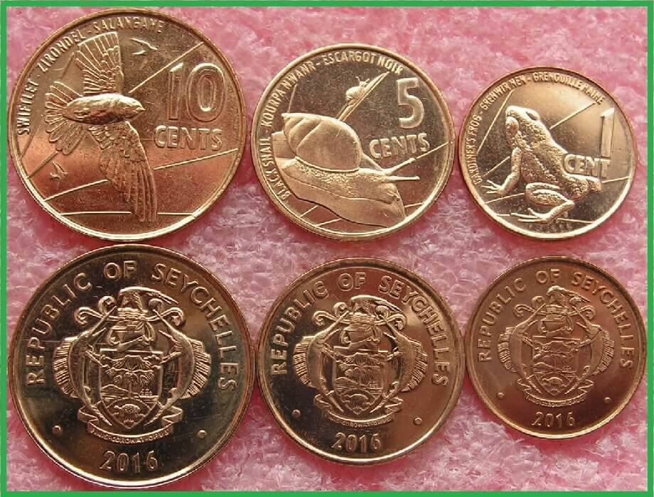 Сейшельские о-ва 2016 г. Набор из 3 монет